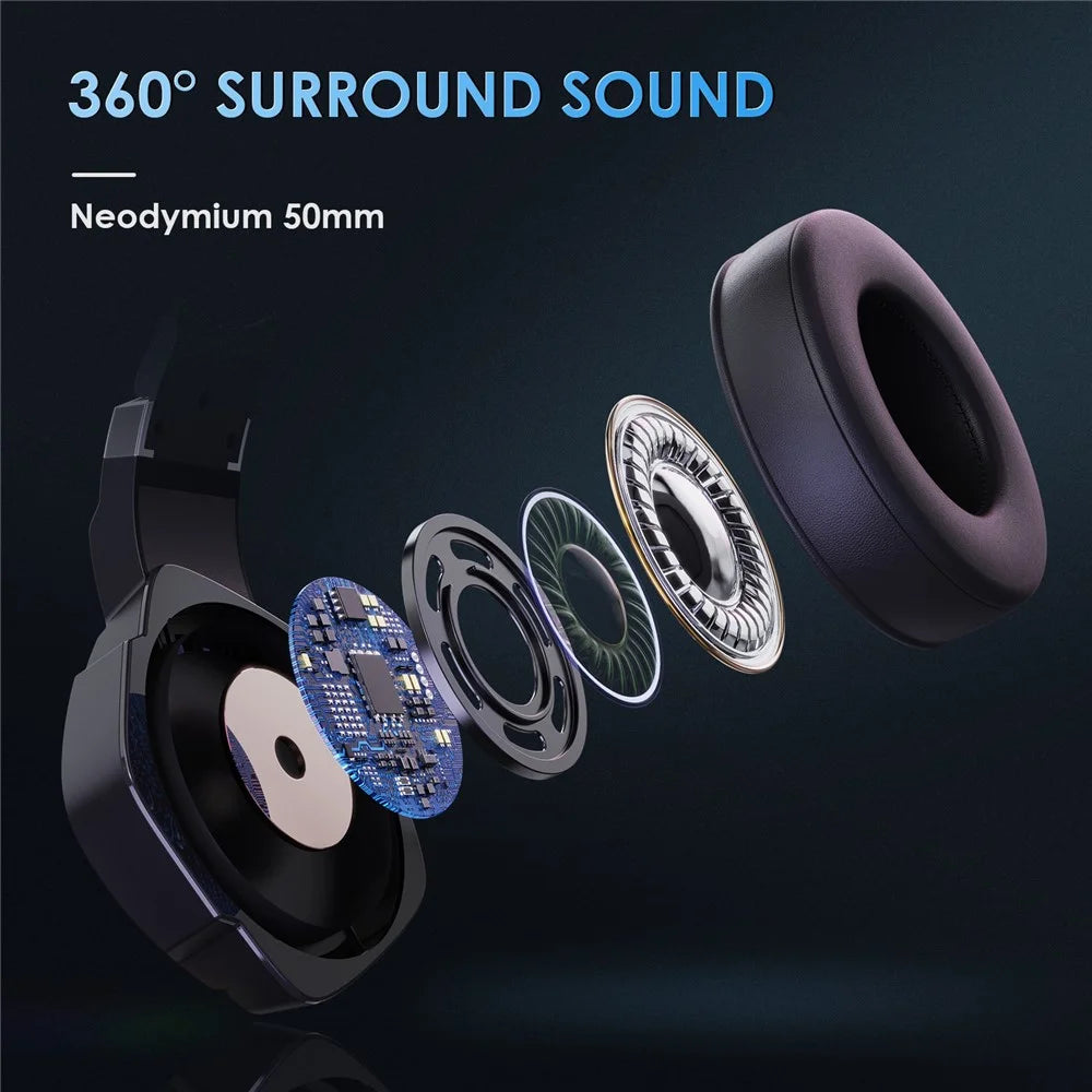TARGEAL 7.1 Surround Sound USB Wired Headphones PC Gaming Headset with RGB Light for PS4 Smartphone Laptop - 4