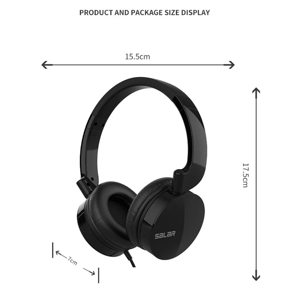 SALAR H93 Business Operator Voice Headset Mobile Phone Computer Game Wired Headphone with Detachable Microphone - 7