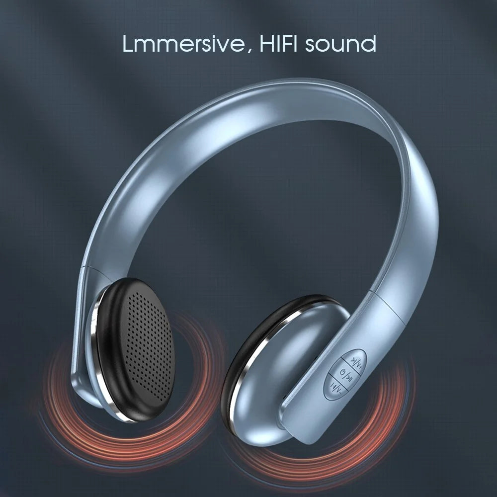 A50 Bass Stereo Wireless Headphone HIFI USB Fast Charging Bluetooth-compatible FM  Microphone Earphone Headset (CE Certificated) - Black - 6