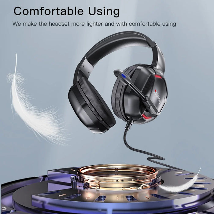 YESIDO EK01 Stereo Sound Gaming Headset Headphone with Microphone and LED Light Design - 5