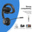 ANIVIA A7 Wired Headset with Noise-reduction Microphone Folding Rotating Headphone Integrated Headset for Game/Conversation - 4