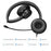 ANIVIA A7 Wired Headset with Noise-reduction Microphone Folding Rotating Headphone Integrated Headset for Game/Conversation - 6