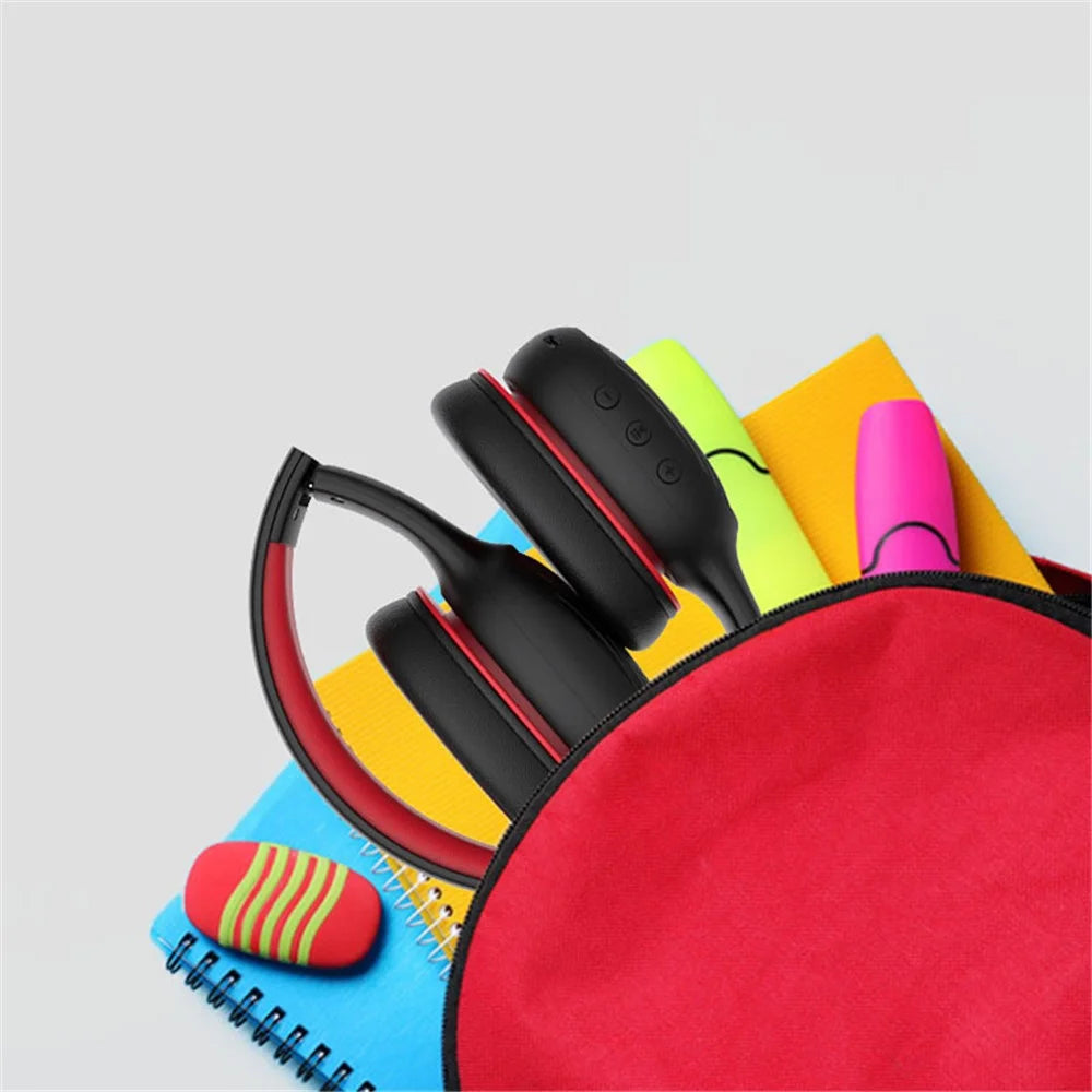 GORSUN E66 85 / 94dB Volume Limit Over-ear Bluetooth-compatible Headset Children Foldable Headphone - Purple - 5
