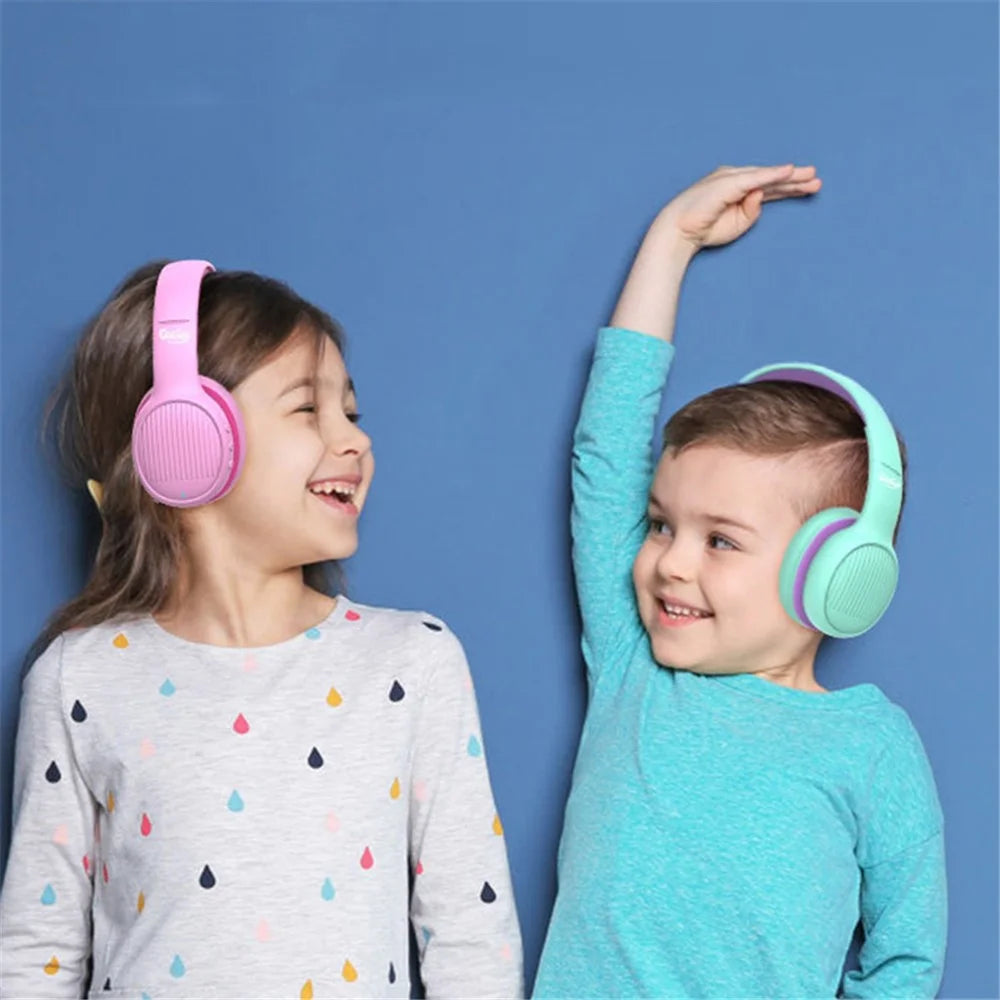 GORSUN E66 85 / 94dB Volume Limit Over-ear Bluetooth-compatible Headset Children Foldable Headphone - Purple - 6