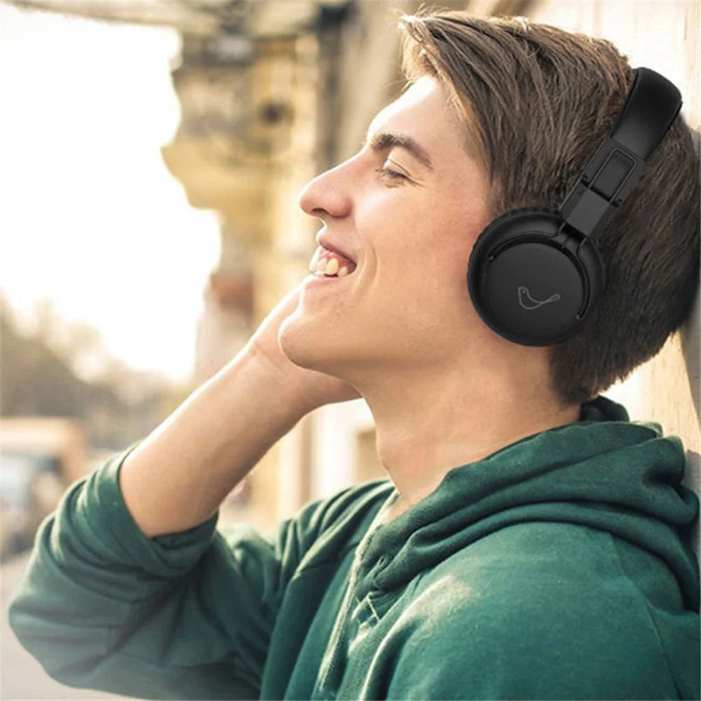 GORSUN E92 Bluetooth-compatible Headphone Wireless Stereo Bass Sound Foldable Over-ear Headset with 3.5mm AUX Port - 5