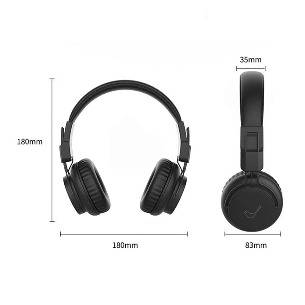 GORSUN E92 Bluetooth-compatible Headphone Wireless Stereo Bass Sound Foldable Over-ear Headset with 3.5mm AUX Port - 6
