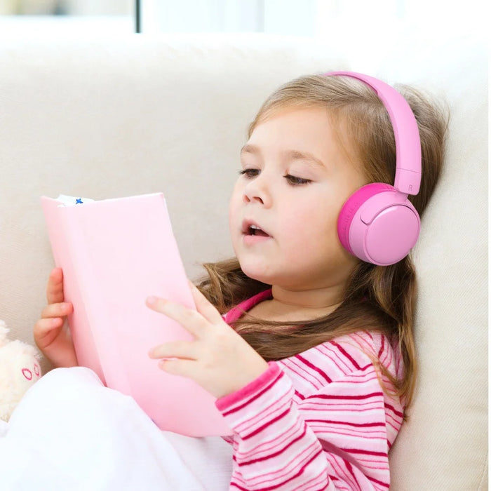 GORSUN GS-E62 Ear-Cover Children Bluetooth-compatible Headset Folding Headphones Wireless Earphones for Mobile Phone Tablet PC - Pink - 4