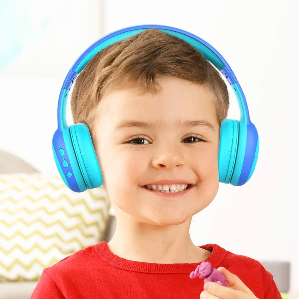 GORSUN GS-E61 Kids Over-ear Bluetooth-compatible Headphone Foldable Earphone Children Music 3.5mm AUX Headset with Detachable Cat Ears Decor - Pink - 7