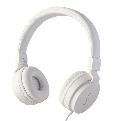 GORSUN GS-778 Over-ear Wired Headphone Stereo HiFi Sound Children Headset with 3.5mm AUX Plug - White - 2