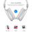 GORSUN E96 Folding Over-ear Headset Wireless Bluetooth-compatible Stereo Sound Sports Headphone - White - 3