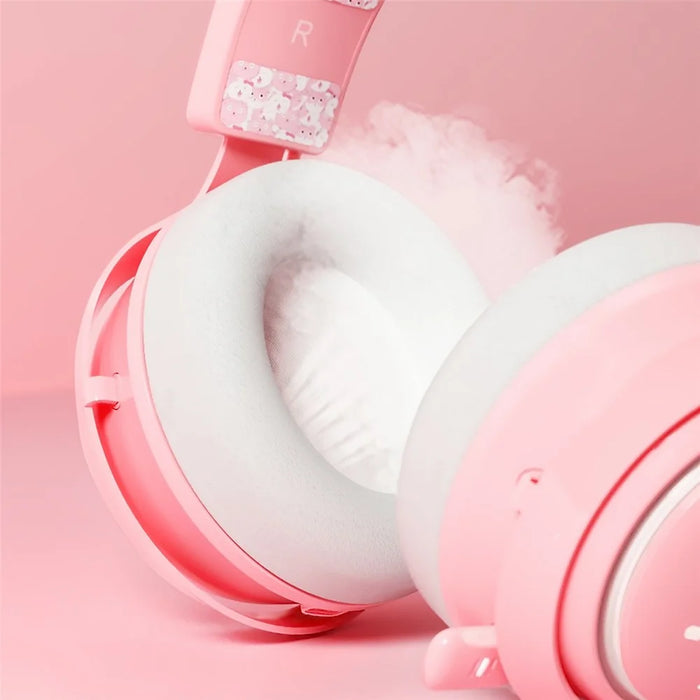 SOMIC GS510 2.4G Wireless Over-Ear E-sports Headphone Cute Cat Ear RGB LED Light Music Gaming Live Headset - Pink - 6