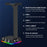 RGBD9  RGB Color Changing Light Headset Rack Holder Dual USB Hub Gaming Headset Display Stand - 6