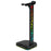 G2 RGB Headphone Stand Gaming Headset Holder Gaming Headset Desk Hook Hanger Mount with 2 USB Chargers and 9 Light Modes - 3
