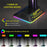 RGBD8 Dual USB Hub Headset Holder RGB Color Changing Light Gaming Headphone Display Stand - 2