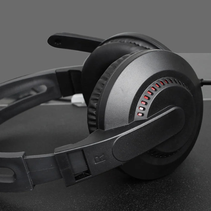 MISDE A2 3.5mm Wired Over-Ear Headphone Computer Laptop Cellphone Gaming Music Headset with Rotatable Microphone - 3