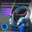 SOYTO SY830 Wired Headset Lightweight Gaming Headphone Computer Cell Phone Headset with USB Lighting - Blue - 5