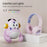FINGERTIME Q1 BT5.3 Space Capsule Wireless Headset with Breathing Light Bluetooth-compatible Headphone for Kids - Pink - 4