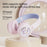 FINGERTIME Q1 BT5.3 Space Capsule Wireless Headset with Breathing Light Bluetooth-compatible Headphone for Kids - Pink - 7