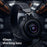 FINGERTIME Wireless Gaming Headset with RGB Light, Bluetooth-compatible Headset Retractable Over-Ear Headphone with Mic - 2