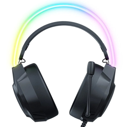 ONIKUMA X26 E-sports Gaming Headset with RGB Lighting Noise Reduction Wired Headphone - Black - 2