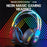 ONIKUMA X26 E-sports Gaming Headset with RGB Lighting Noise Reduction Wired Headphone - Black - 3