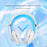 KE22 Wireless Bluetooth-compatible Headphone HiFi Stereo Sound Headset Foldable Headband Brass Earphone with Built-in Microphone - White - 3