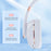 KE22 Wireless Bluetooth-compatible Headphone HiFi Stereo Sound Headset Foldable Headband Brass Earphone with Built-in Microphone - White - 7