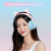 T25 Cute Cat Ears Headphones RGB Lighting Bluetooth-compatible Wireless Headset with  Detachable Mic - Blue / Pink - 3