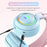 T25 Cute Cat Ears Headphones RGB Lighting Bluetooth-compatible Wireless Headset with  Detachable Mic - Blue / Pink - 6