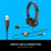 OY359 3.5mm / USB Jack 2-in-1 Computer Headset Noise Canceling PC Headphone with Controller - 3