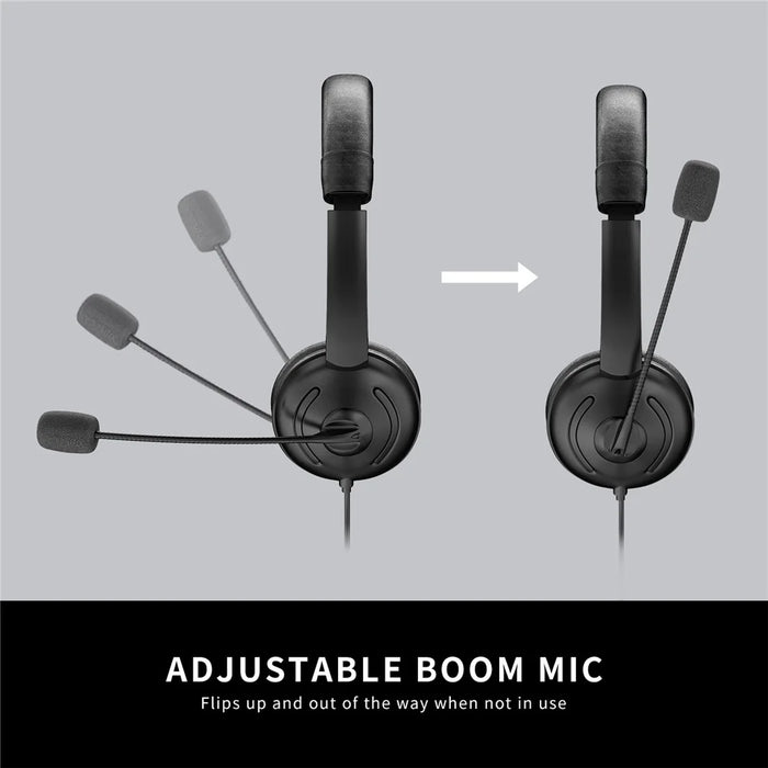 OY359 3.5mm / USB Jack 2-in-1 Computer Headset Noise Canceling PC Headphone with Controller - 6