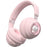 KE-30 Cat Space Capsule Design Wireless Headset RGB Colorful Light Gaming Bluetooth-compatible Headphone - Pink - 1