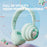 KE-30 Cat Space Capsule Design Wireless Headset RGB Colorful Light Gaming Bluetooth-compatible Headphone - Pink - 7