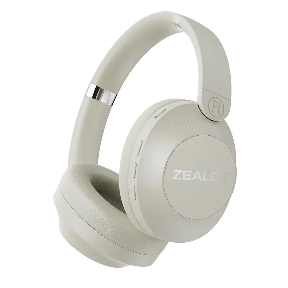 ZEALOT B38 Sports Wireless Bluetooth-compatible Headset Head-Mounted Noise Reduction Folding Headphone - White - 4
