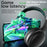 BT037 Bluetooth-compatible Noise Cancelling Headphones Over Ear ANC Wireless Deep Bass Headset - Black - 5