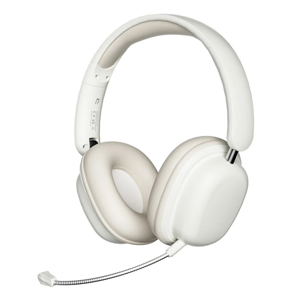 SY-T1 Over-Ear Bluetooth-compatible Headset Foldable Gaming Headphones with Plug-in ENC Microphone - Khaki - 1