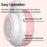 G35 Detachable Cat Ears PC Gaming Headset Wired Over-ear Headphones with Mic - Pink - 4
