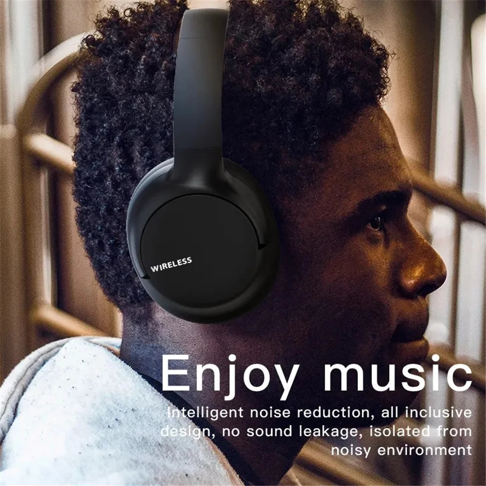 L700 Bluetooth-compatible Headphone Over Ear Music Wireless Headset HiFi Stereo Bass Sound Sports Earphone - Black - 4
