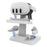 For Meta Quest 3 VR Display Stand Headset Magnetic Charging Base Storage Holder Bracket - White - 1