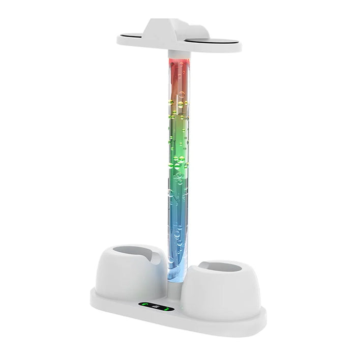 HBV-463 For Meta Oculus Quest 3 RGB VR Headset Charging Station Display Stand Base Controller Storage Holder - 5
