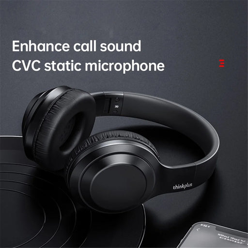 LENOVO Thinkplus TH10 TWS Stereo Headphone Bluetooth-compatible Earphones Over Ear Music Headset - Black - 2