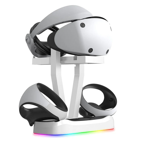 JYS P5155 For PS VR2 Charging Stand with Display Light Handle Charging Base with Glasses Holder - 1