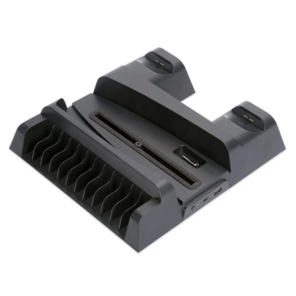OIVO For Sony PS5 Console Dual Controllers Charger ABS Cooling Stand Holder - 1