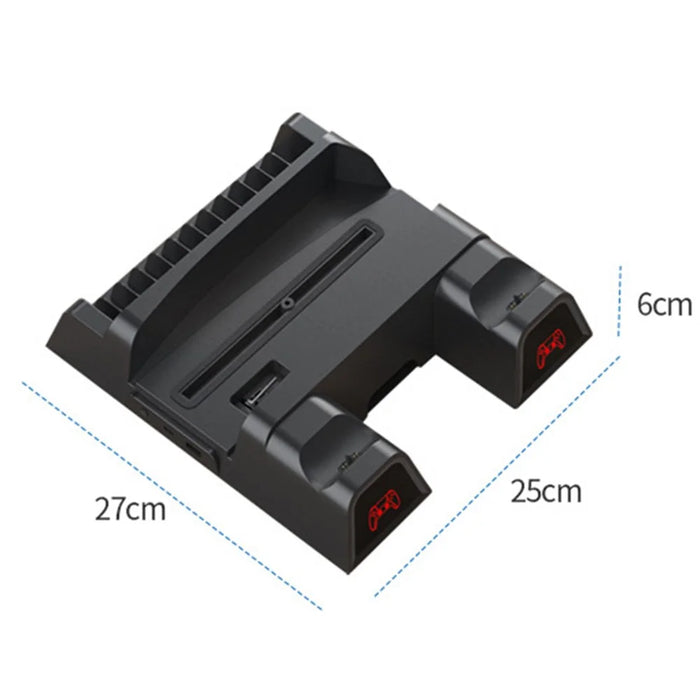 OIVO For Sony PS5 Console Dual Controllers Charger ABS Cooling Stand Holder - 6