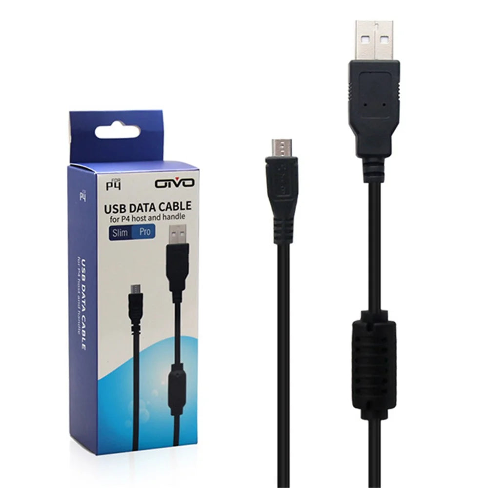 OIVO For Sony PS4 Slim Pro USB to Micro USB 2m Charging Cord Data Cable - 4