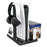 OIVO IV-P5246 For Sony PS5 Console Charge Stand Cooler Base ABS Headset Rack - Black - 1