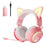 SOMIC GS510 Bluetooth-compatible / 2.4Ghz / 3.5mm Wired 3-Mode Gaming Headset with RGB Lights - Pink - 1
