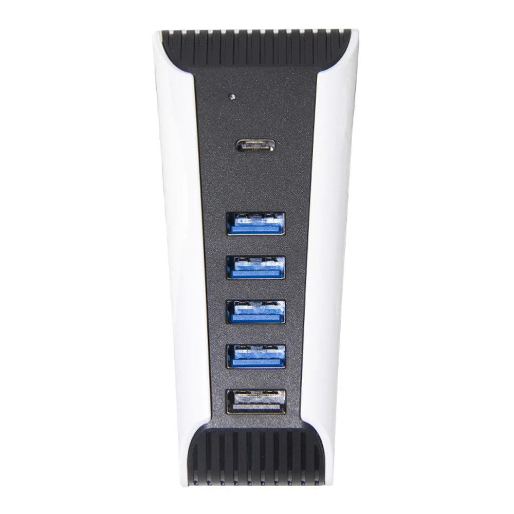 HONSON USB Hub Splitter Expansion Docking Station for PS5 Console - 1