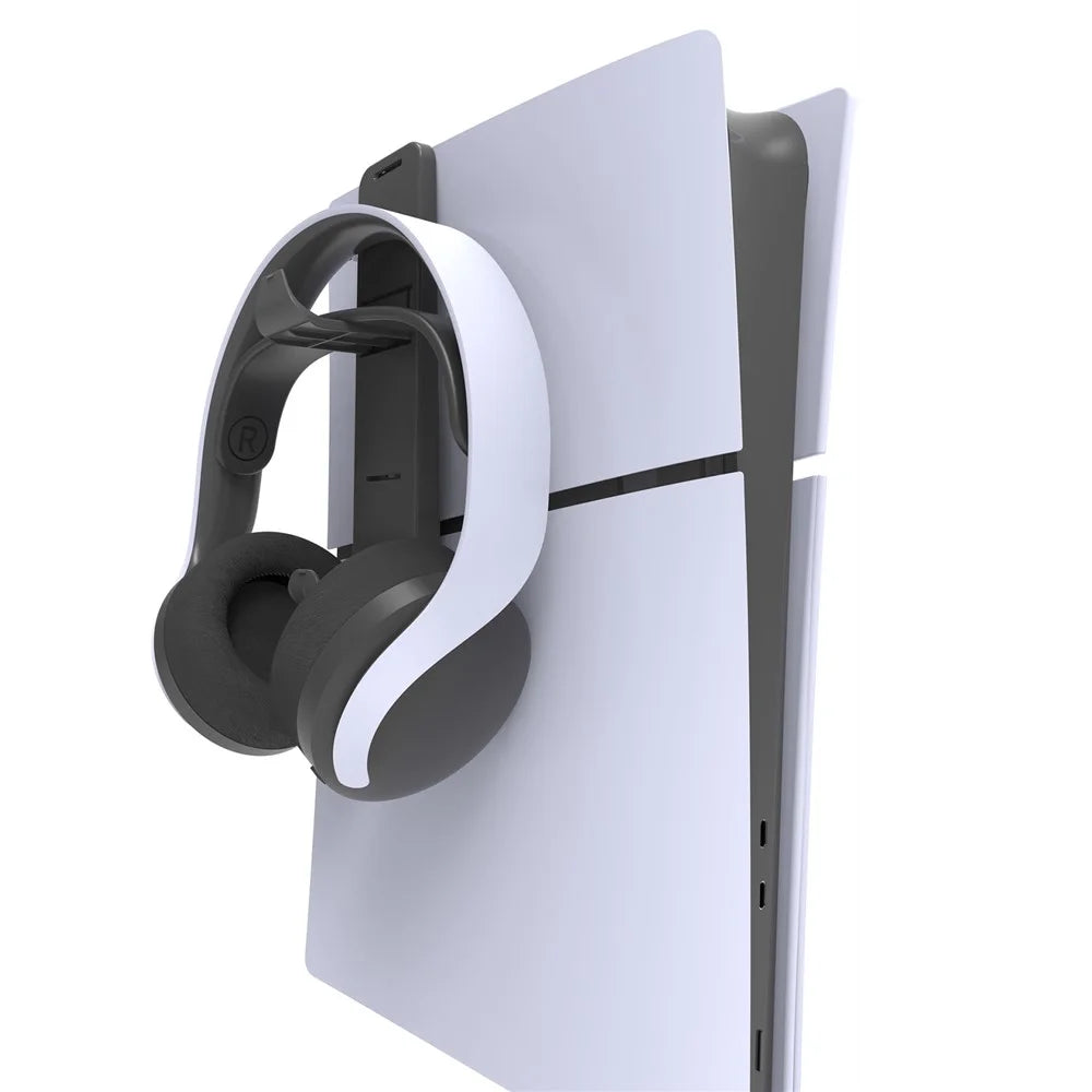 Headset Stand Hanger for PS5 Slim / Xbox Series X / PS VR Controller Headphone Hook - Black - 6