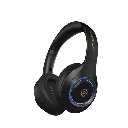 ROCK A8 Wired and Wireless On-Ear Headphones Headset with Microphone Bluetooth-compatible Stereo Headset Over Ear - Black - 2